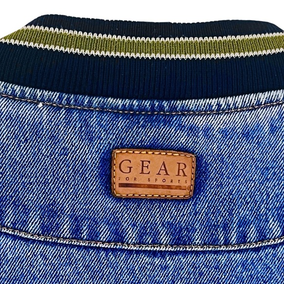 Callaway Golf RARE Vtg 90s Gear For Sports Denim Quilt S Jacket Team Callaway - Picture 10 of 16